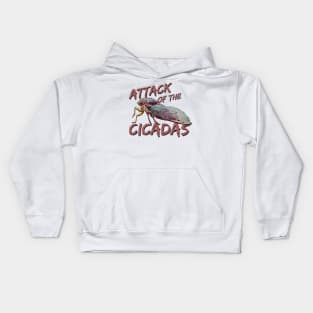 Attack of the Cicadas Kids Hoodie